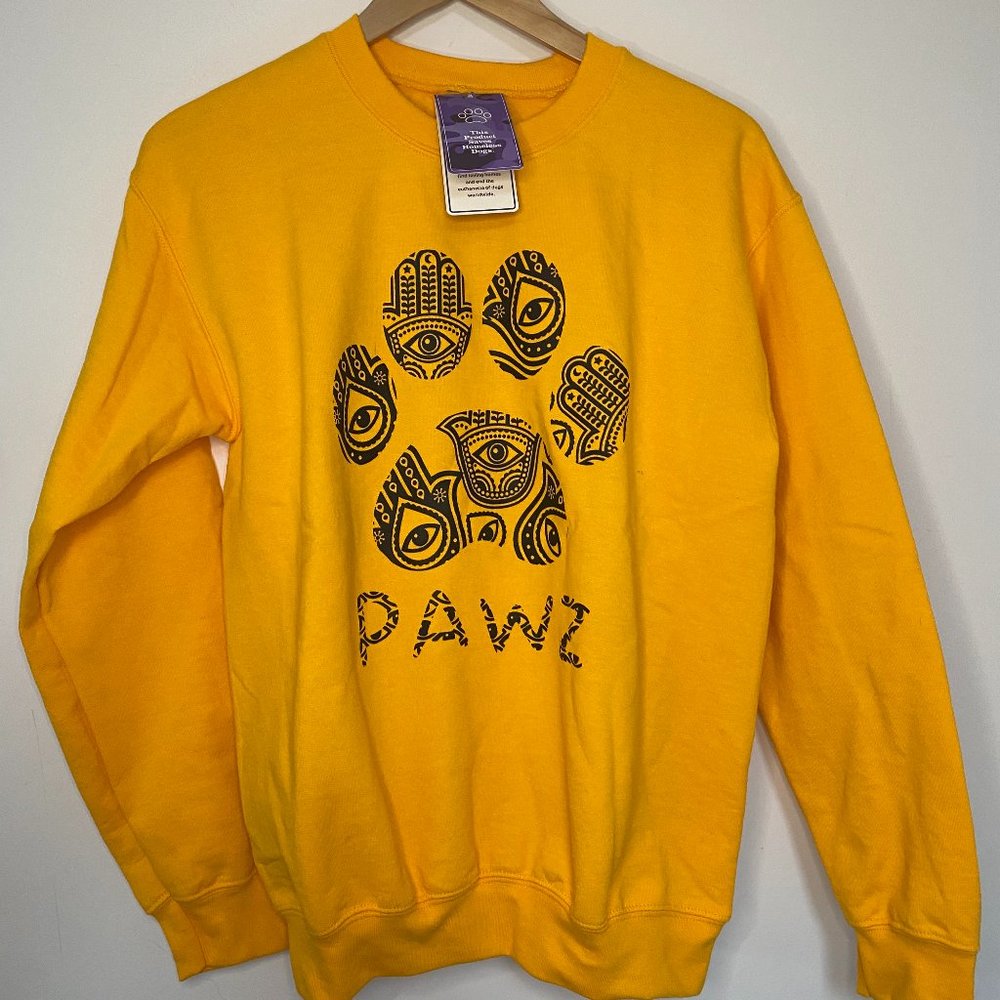 Gold Hamsa Crewneck